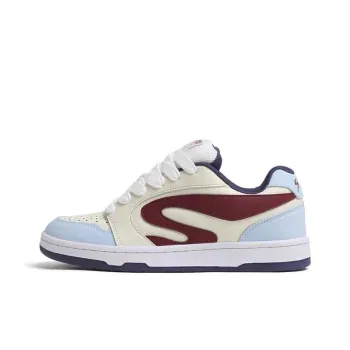 CHERRY&KALIKA Slip Resistant Cushioning Abrasion Resistant Breathable Low Top Skateboard Shoes Women's Lake Blue