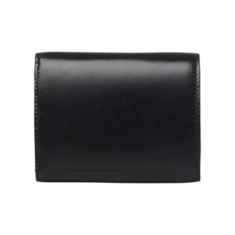 Chloe Calfskin Wallet Trumpets Women's Black-2