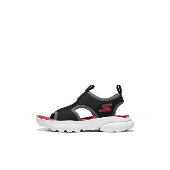 Skechers Kids Anti Slip Wear Resistant Low Top Children's Sandals Black Kids'