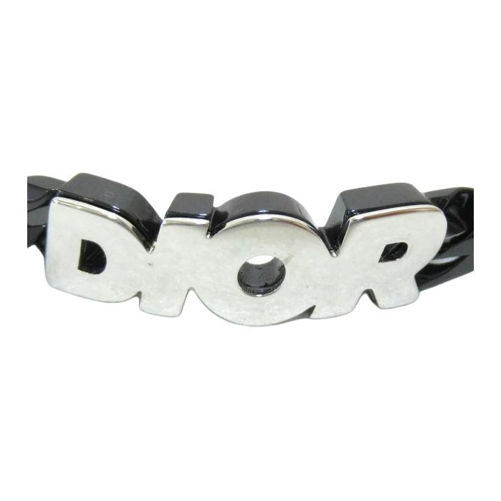 DIOR | CD Icon ブレイドレザー ダブルブレスレット ラムスキン