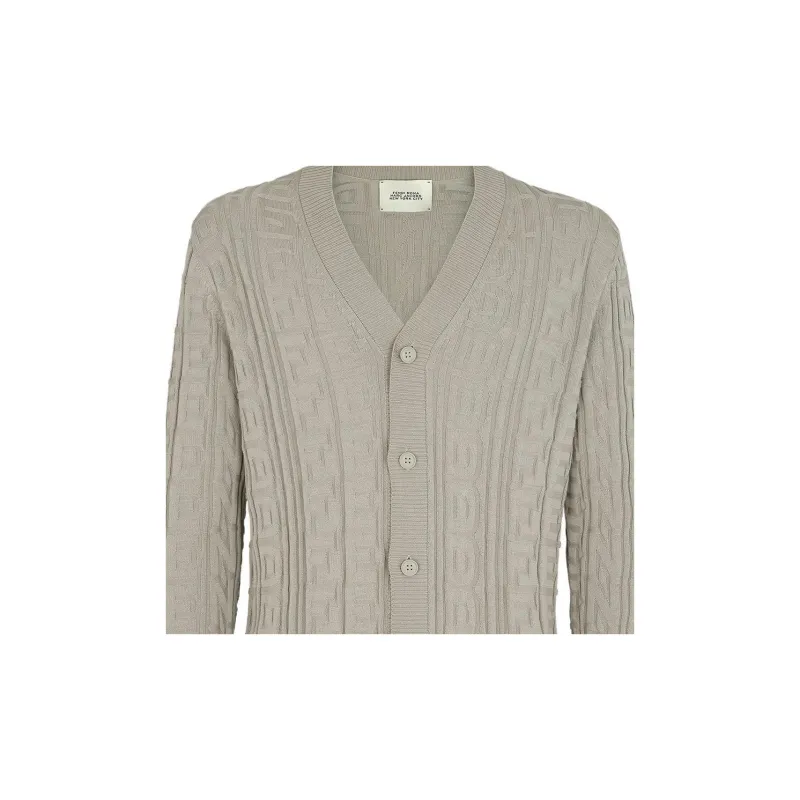 FENDI Sweaters Men Gray-4