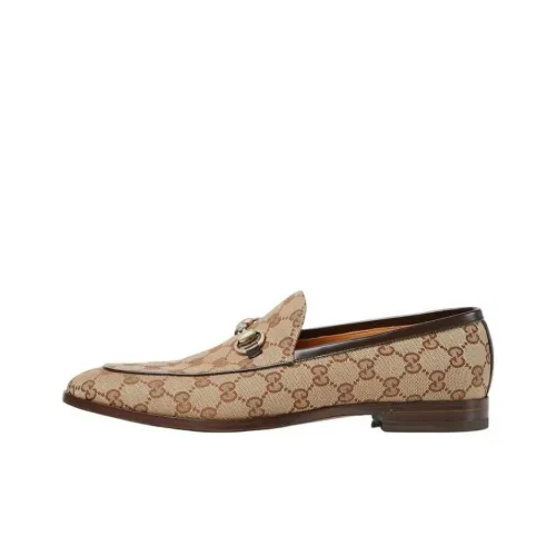 GUCCI Horsebit Loafers Men's Brown