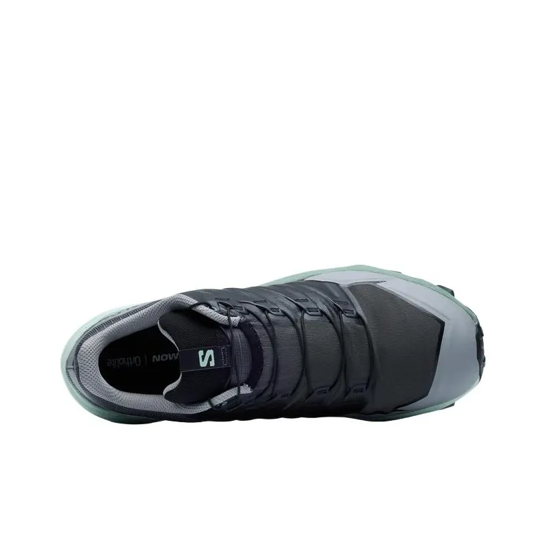 SALOMON Cushioning Breathable Lightweight Low Top Running Shoes Men's Asphalt Gray-2