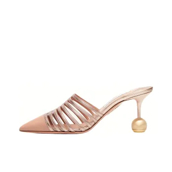 AQUAZZURA Wrap-toe Slippers Women's Pink