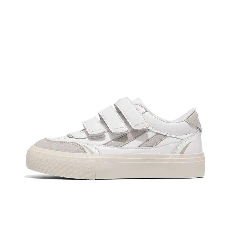 NSTCU Low Top Hook and Loop Women's White Gray-0