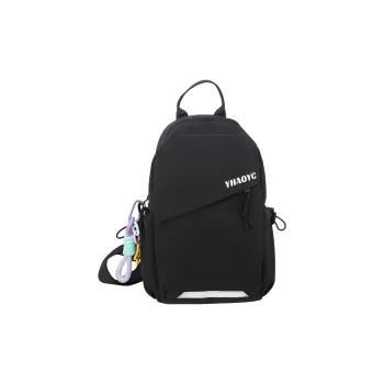 LUVISTRUE Nylon Sling Bag Shoulder Bag Cell Phone Pouch Regular Men's Ecru Black/Pink/Red/Light Blue