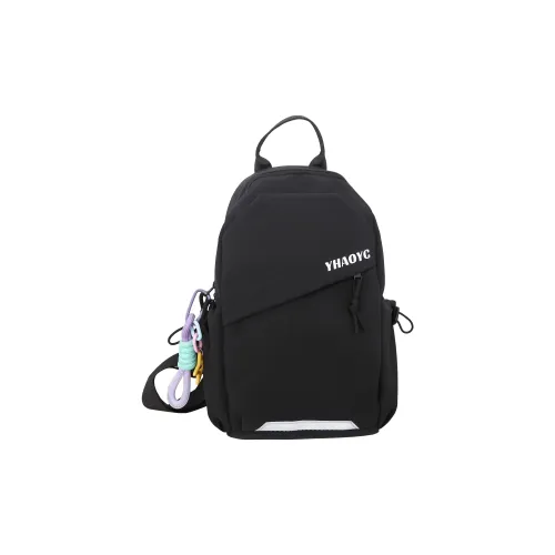 LUVISTRUE Nylon Sling Bag Shoulder Bag Cell Phone Pouch Regular Men's Ecru Black/Pink/Red/Light Blue