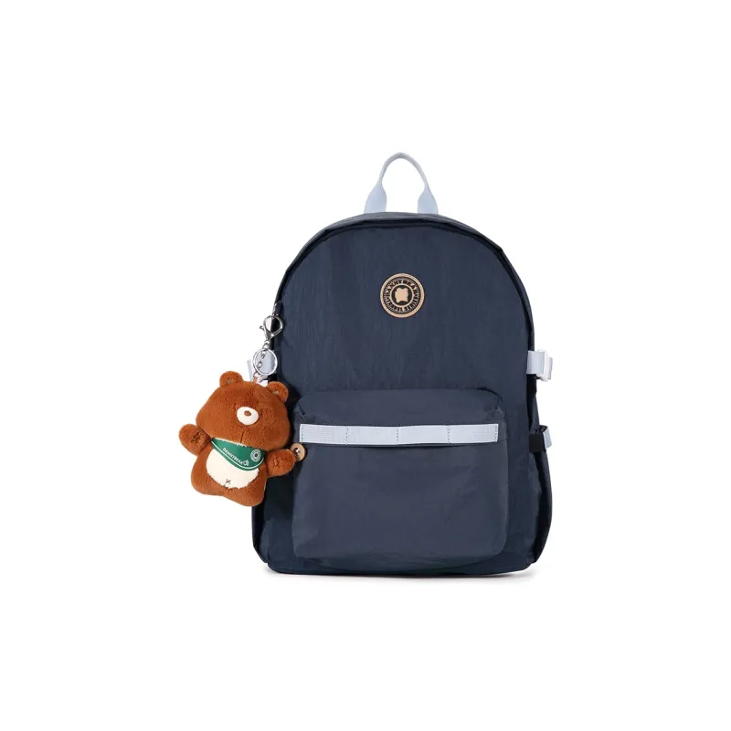 Dannybear Fabric Backpack Regular Unisex Dark Blue-0