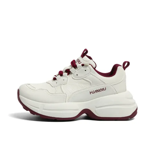 HUANQIU Cushioning Anti Slip And Wear Resistant Low Top Chunky Sneakers Women's