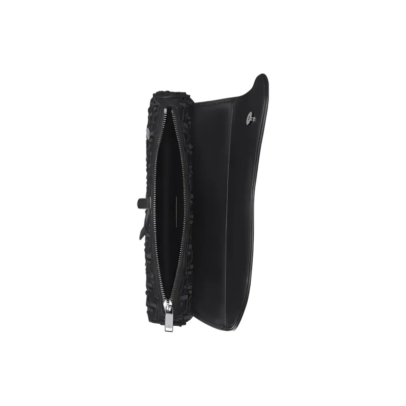 DIOR Oblique Printed Canvas Saddle Bag Shoulder Bag Crossbody Bag Women's Black-3