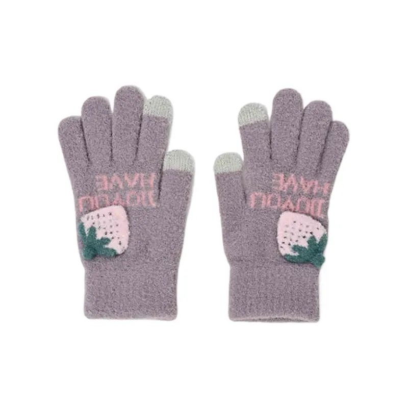 Yalu Cotton Knit Gloves Unisex Gift Box Set-4
