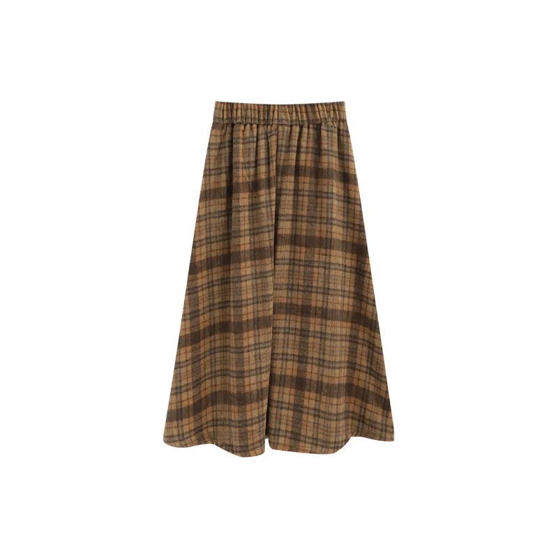 DGMZ Casual Long Skirts Women's Green-4