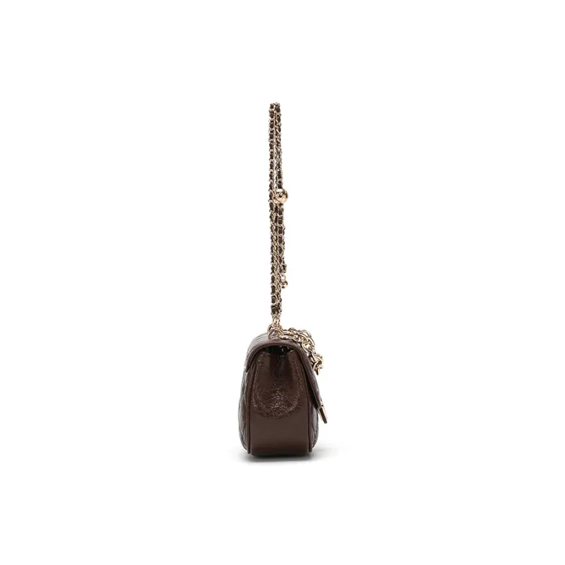 BETTINA VIVIAN PU Saddle Bag Handbag Shoulder Bag Regular Women's Brown-5