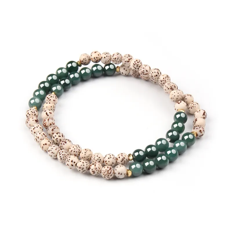 EADDA JEWELRY Star Moon Bodhi Seeds Bracelets Unisex-0
