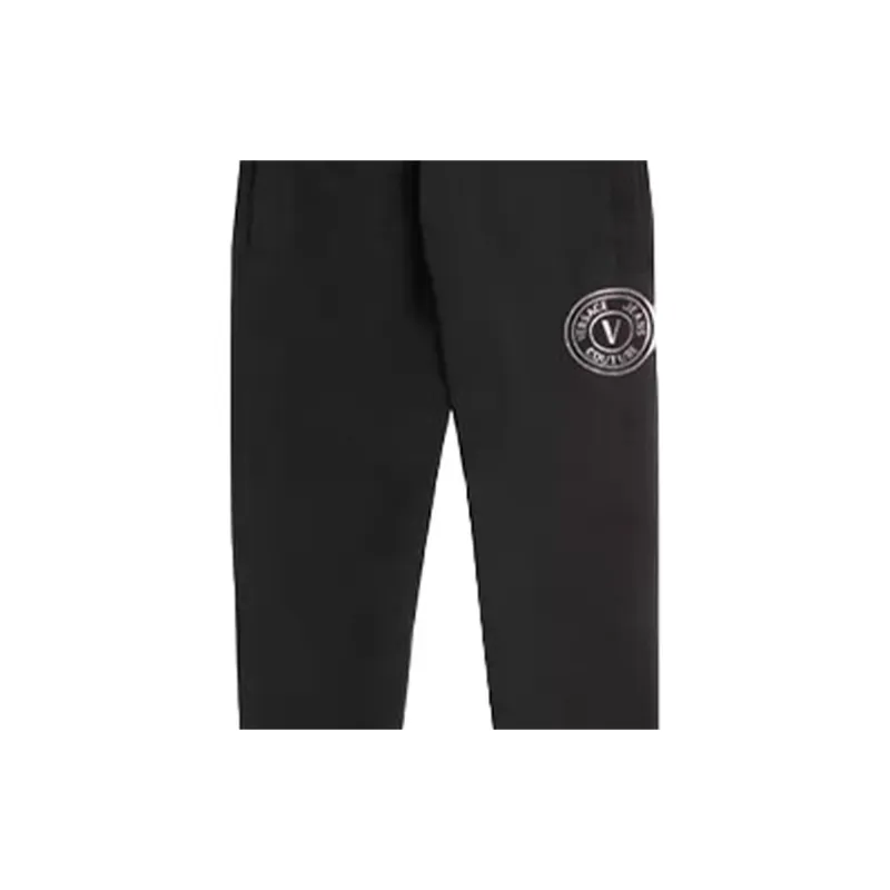 VERSACE JEANS COUTURE Knitted Sports Pants Men's Black-5