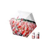 6-Rib Vinyl Flat Six-Fold Card-Shaped Umbrella-Y Hao Hai Red Cherry