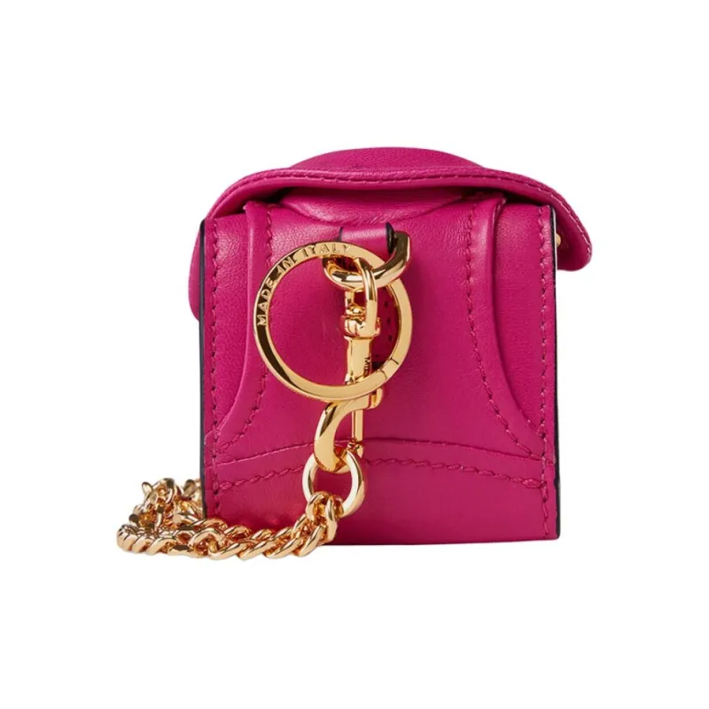 MOSCHINO Sheepskin Shoulder Bag Crossbody Bag Mini Women's Fuchsia-2