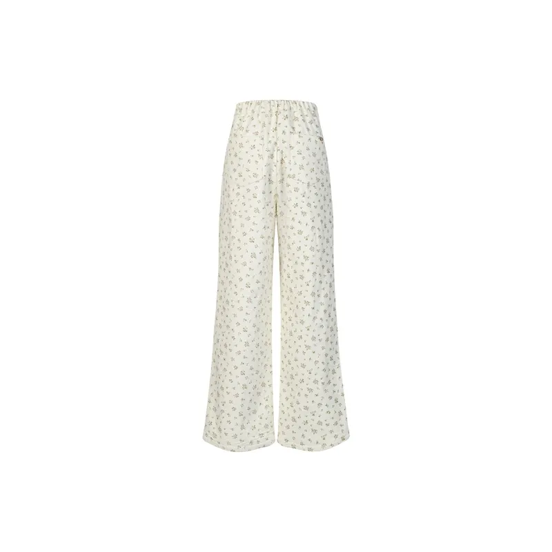 NTOT Casual Pants Women's Beige-9