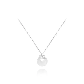 KUMET S925 Silver Necklaces Women's Couple Birthday Gift For Anniversary