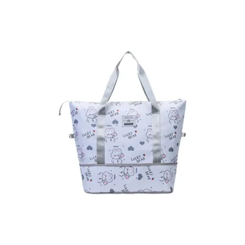 Tonlion Oxford Travel Bag 36L Women's Beige/White