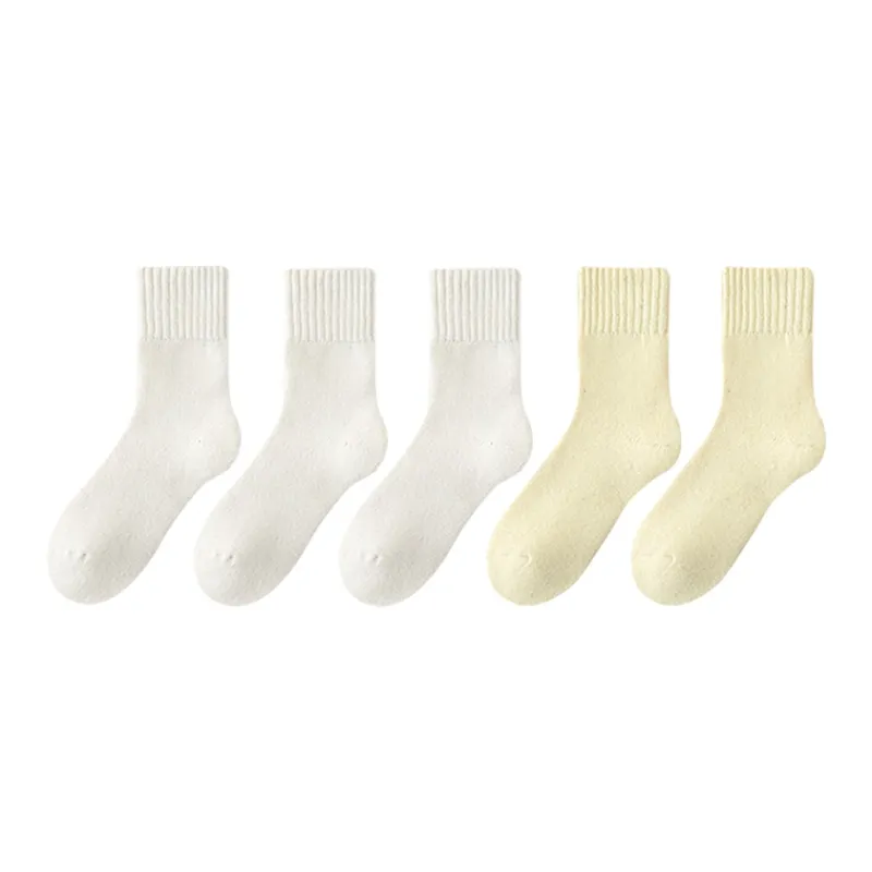 Caramella Mid Calf Socks Women's Combo Set-10