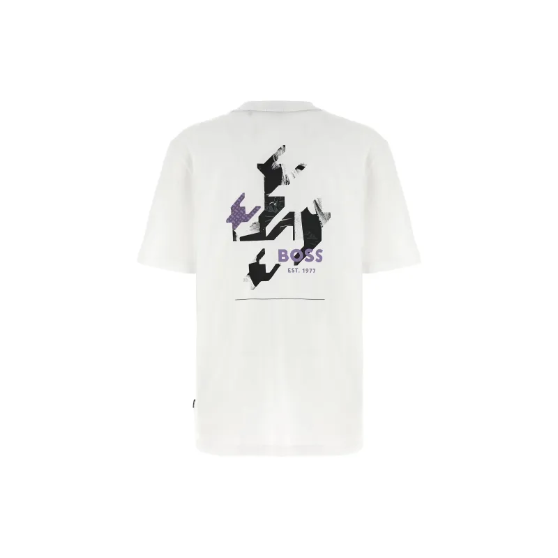 HUGO BOSS Rubber Logo Crewneck T Shirt-1