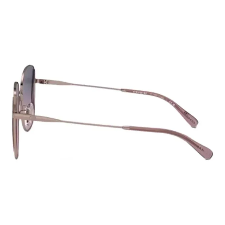 COACH Butterfly Sunglasses Women's Bright Rose Gold-2
