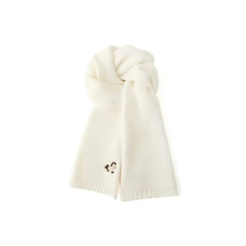 STUFFER Faux Cashmere Knit Scarves Unisex-3