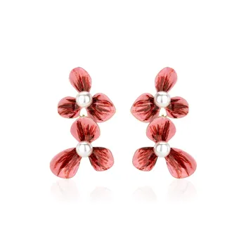 QLADY S925 Silver Stud Earrings Women's