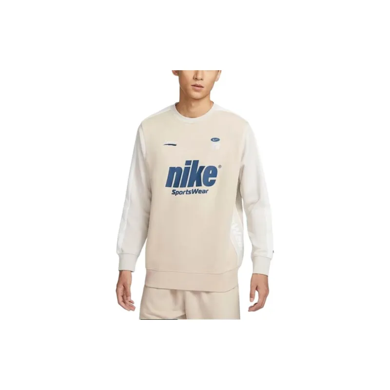 Nike Sweatshirts Men Beige-2