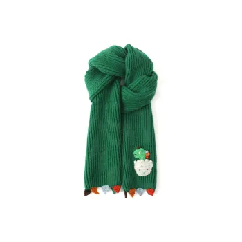FREE RABBITⅡ Korean Style Casual Versatile Warm Neck Protection Windproof Knitted Fabric Scarf Unisex