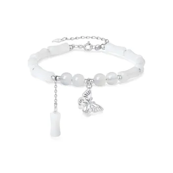 Emerald Dynasty Chalcedony Bracelets Women's