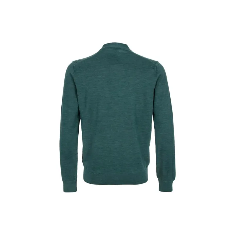 Maison Kitsune Fox Head Patch Knit Cardigan-1