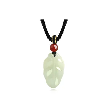 Lao Feng Xiang Hetian Jade Pale Greenish White Jade Unisex