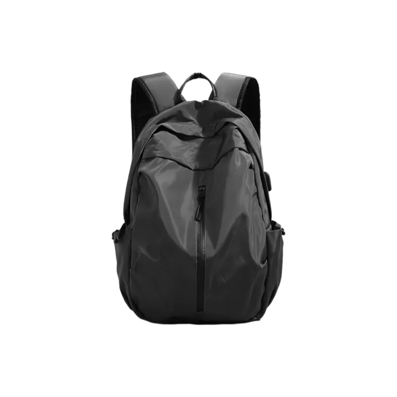 Tonlion Polyester Backpack Unisex Black/Gray-2