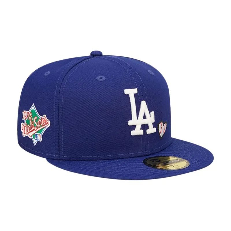 New Era Los Angeles Dodgers 1988 World Series Patch Game 59Fifty Fitted Hat-2