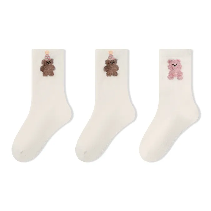 Moremoli Mid Calf Socks Women's 3 Pack-2
