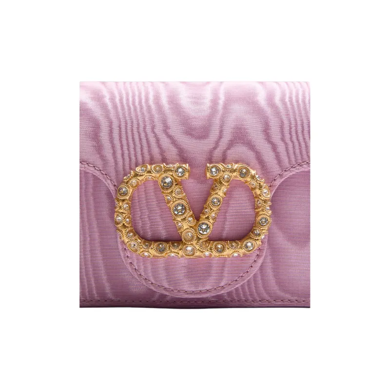 Valentino Locò VLogo Signature Foldover Top Clutch Bag-6