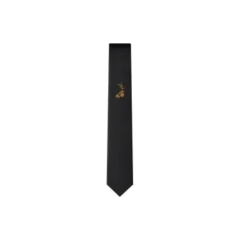 WILLIAM MILTON Mulberry Silk Ties Men's Black Accessories Business Casual Gift Box Set