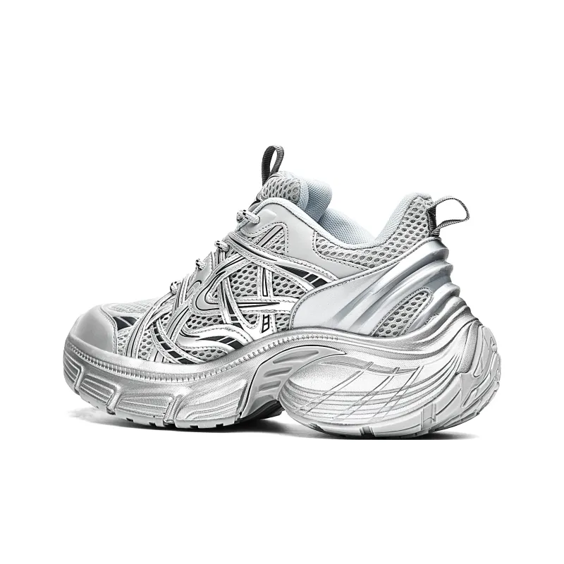 ORD Impact Resistant Wear Resistant Lightweight Breathable Slip Resistant Low Top Chunky Sneakers Unisex-14