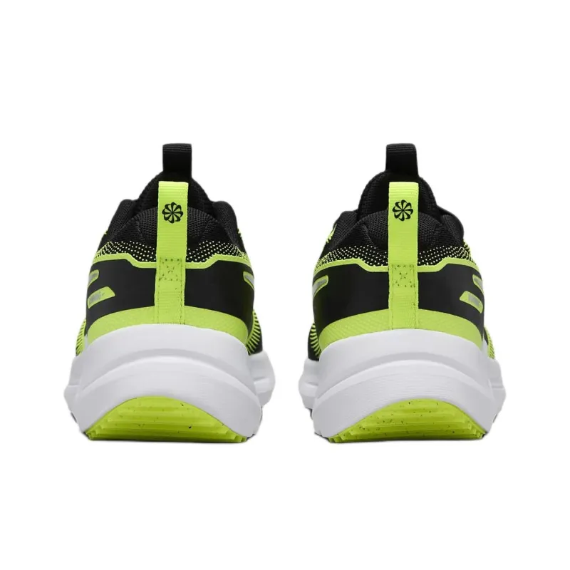 Nike Cosmic Runner Slip Resistant, Abrasion Resistant, Breathable Low Top Kids' Running Shoes Black Yellow Unisex-4