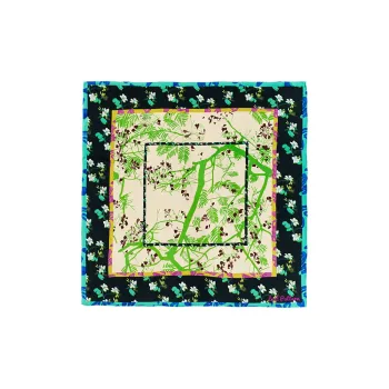 LOST PATTERN Silk Scarves Women's