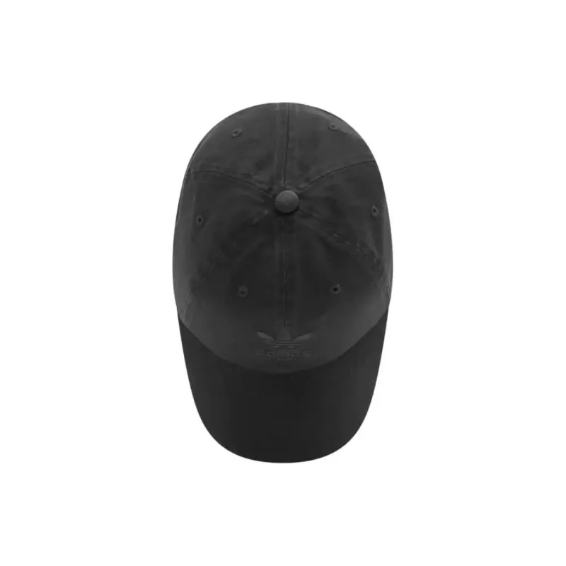 adidas Adicolor Classics Trefoil Stonewashed Baseball Cap Black-2