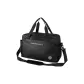 Black[Independent Shoe Compartment with Expandable Capacity]