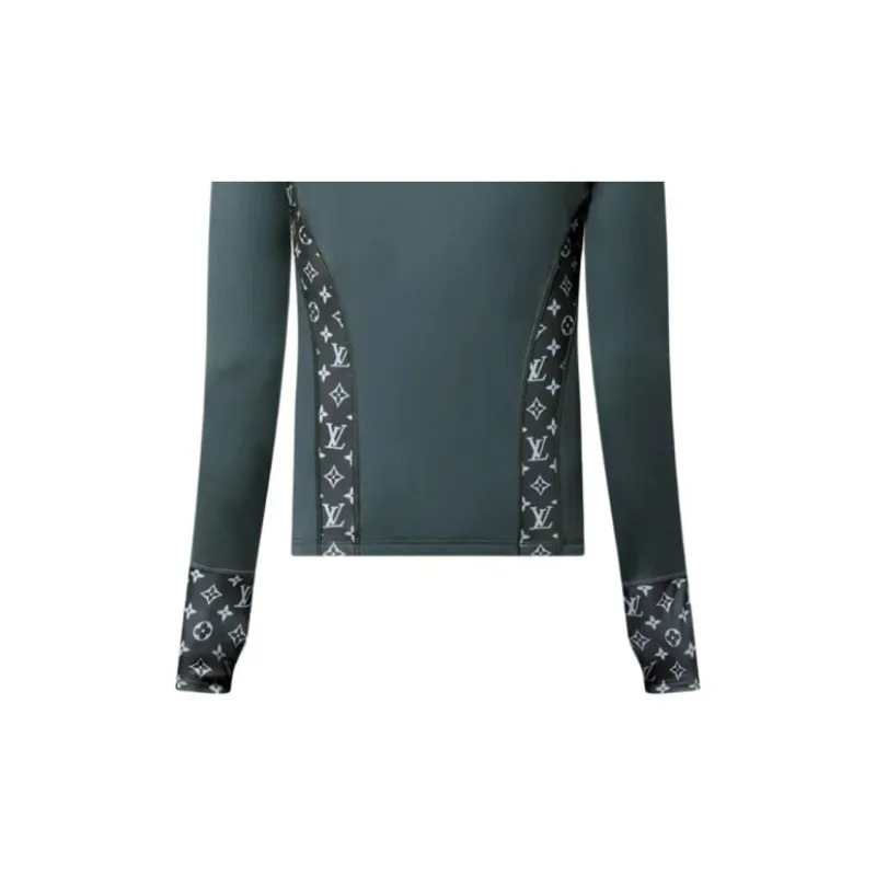 LOUIS VUITTON High Collar Technical Long Sleeved Ski Top-5