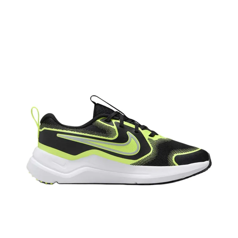 Nike Cosmic Runner Slip Resistant, Abrasion Resistant, Breathable Low Top Kids' Running Shoes Black Yellow Unisex-1