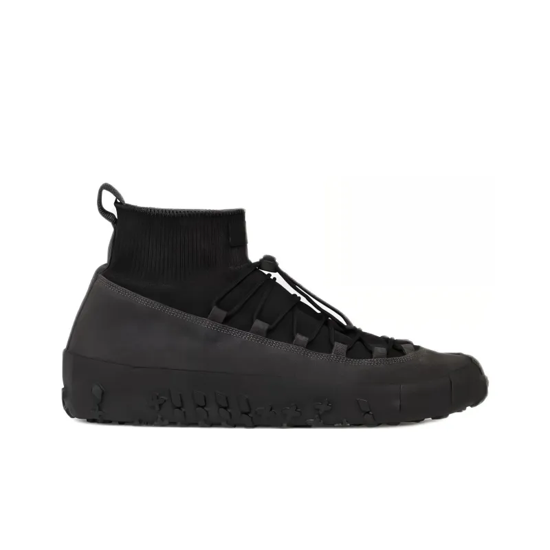 Lemaire VIBRAM Waterproof Mid Top Casual Shoes Men's Black-1