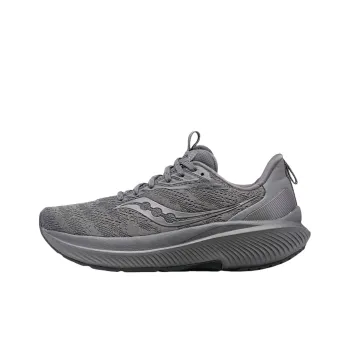 Saucony Cushioning Breathable Low Top Running Shoes Men's Gray