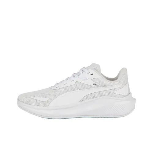 PUMA Skyrocket Lite Slip-Resistant Cushioning Low-Top Kids' Running Shoes White Teenagers