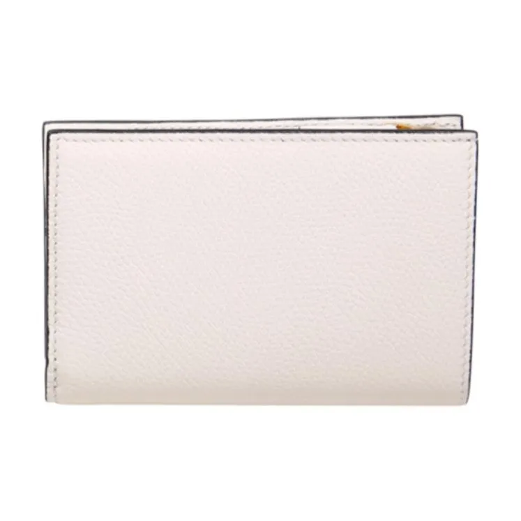 Valentino Calfskin Wallet Women's White-2